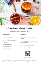 Load image into Gallery viewer, Recipe Cards Mulling Spices - Holidays (pack of 24)