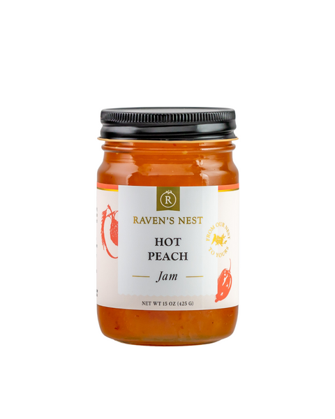 Hot Peach Jam 15 oz.  (12/case)