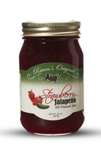 Load image into Gallery viewer, 15 OZ -Strawberry Jalapeno Jam (12/case)
