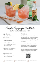 Load image into Gallery viewer, Recipe Cards Drinks (pack of 24)

