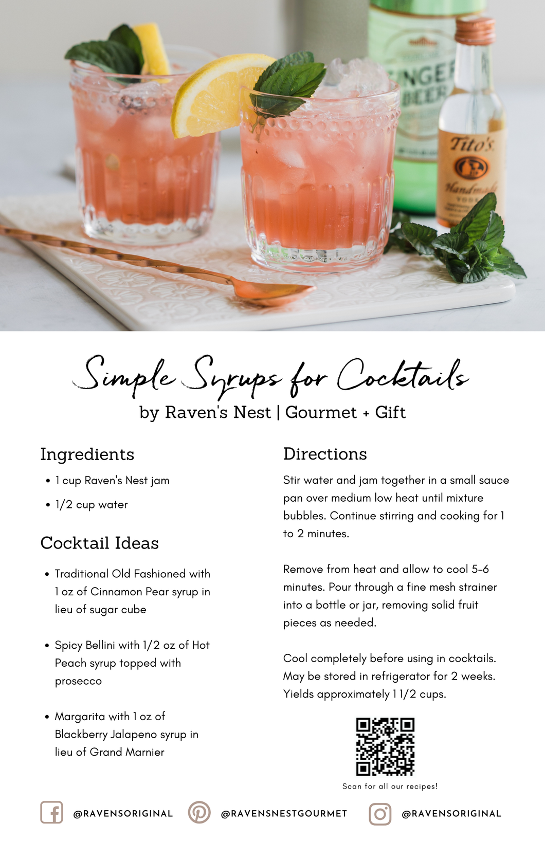 Recipe Cards Drinks (pack of 24)